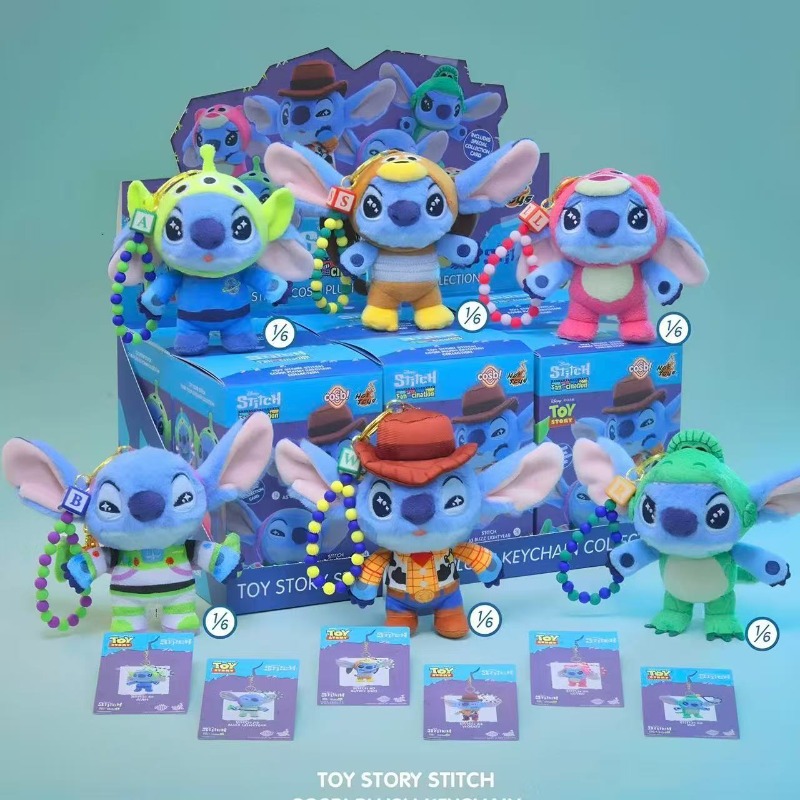 Embroidery Keychain - New Genuine Hot Toys Stitch Mania