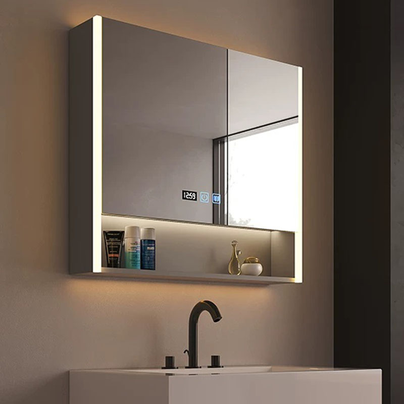 Luxury Modern Bathroom Cabinet - Frame Display Wood recension och pris