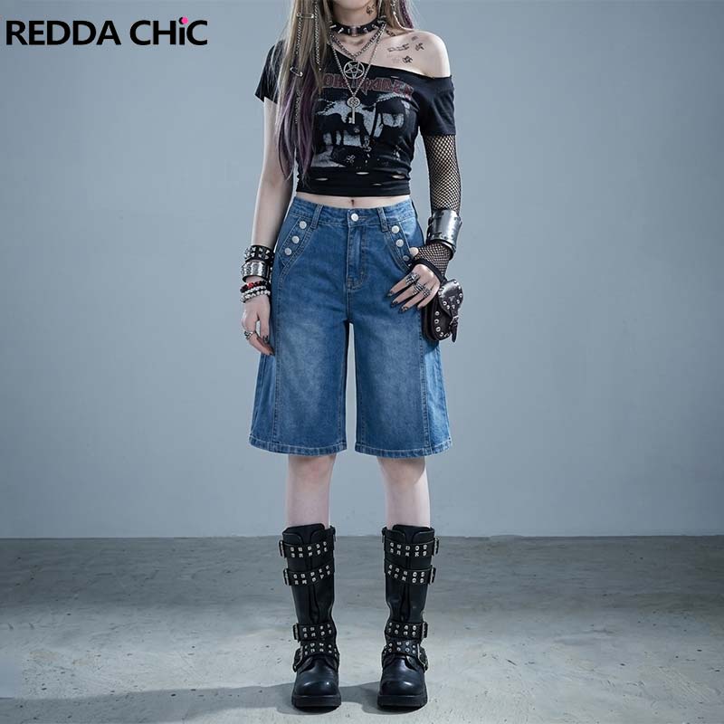 REDDACHiC Punk Buttom Details  - Embroidery Jeans recension och pris