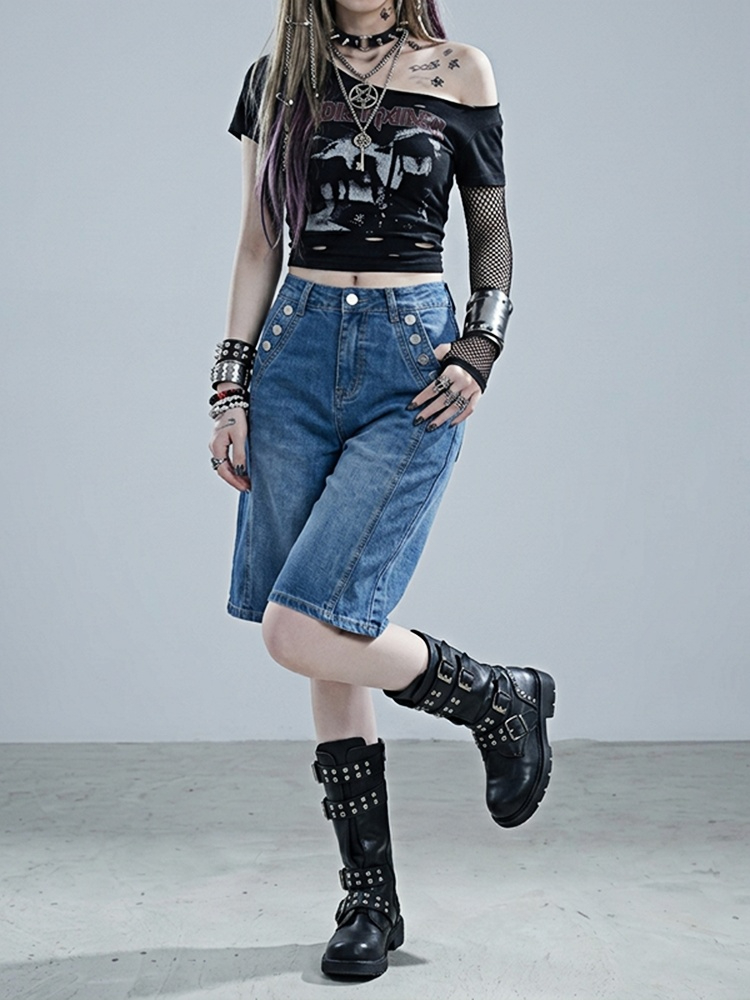 REDDACHiC Punk Buttom Details  - Embroidery Jeans recension och pris