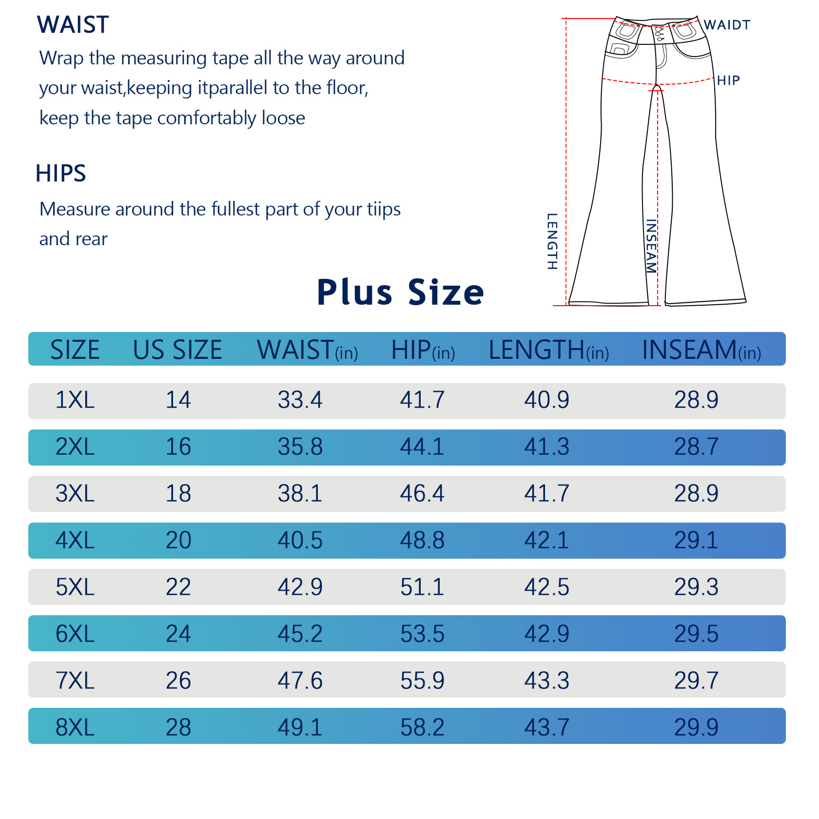 Women's plus-size high-waisted - Embroidery Jeans recension och pris