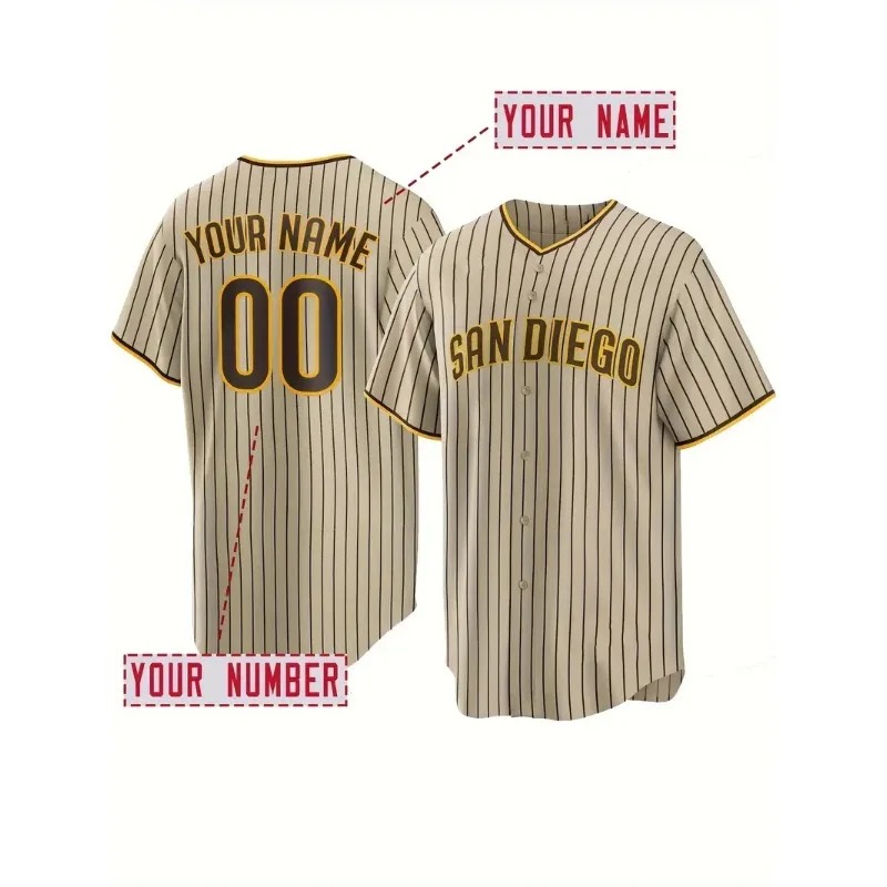 Custom Name And Number Men's E - Embroidery Jersey recension och pris