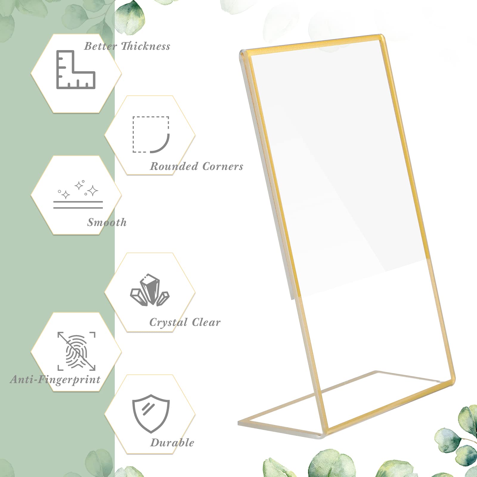Gold Frame Acrylic Sign Holder - Embroidery Studio recension och pris