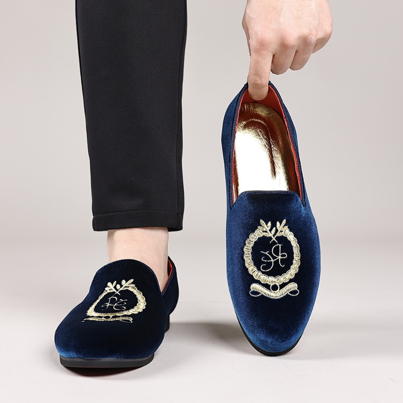 Luxury Designer Loafers Suede  - Embroidery Ideas recension och pris