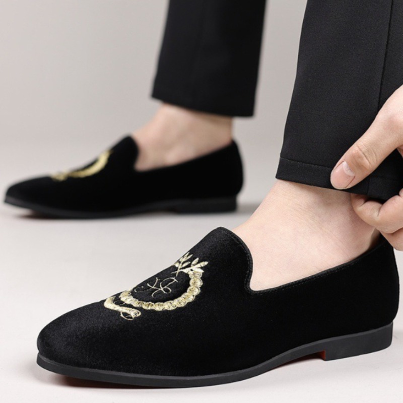 Luxury Designer Loafers Suede  - Embroidery Ideas recension och pris