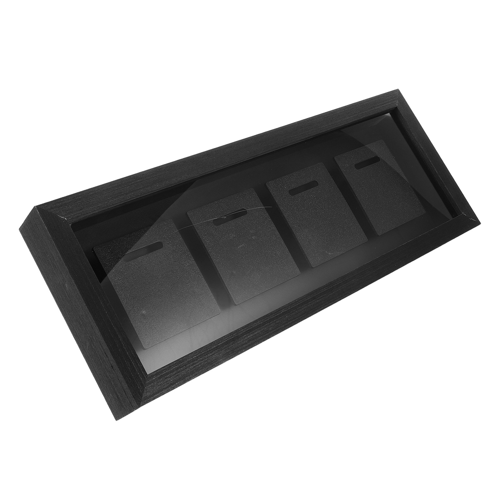 Medal Display Shadow Box 4-Slo - Frame Display Wood recension och pris