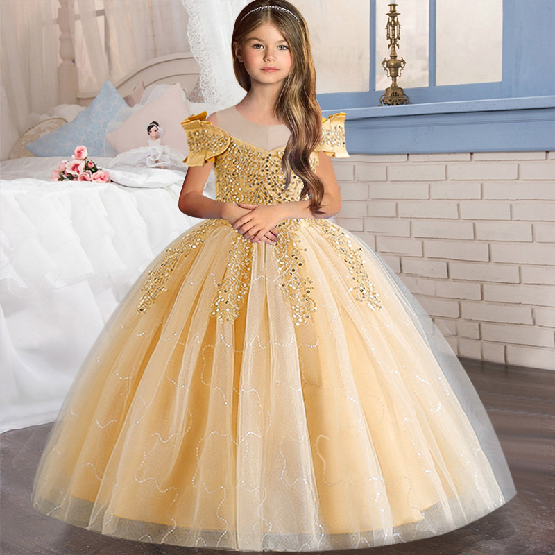 Flower Girl Dress Wedding Kids - Embroidery Jersey recension och pris