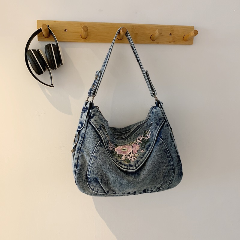 Vintage Denim Crossbody Should - Embroidery Jeans recension och pris