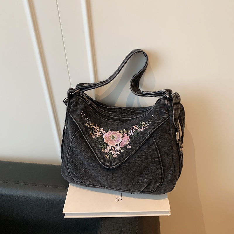 Vintage Denim Crossbody Should - Embroidery Jeans recension och pris