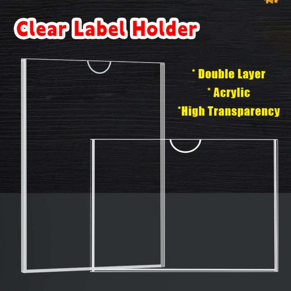 New Acrylic Label Holder Self- - Embroidery Studio recension och pris