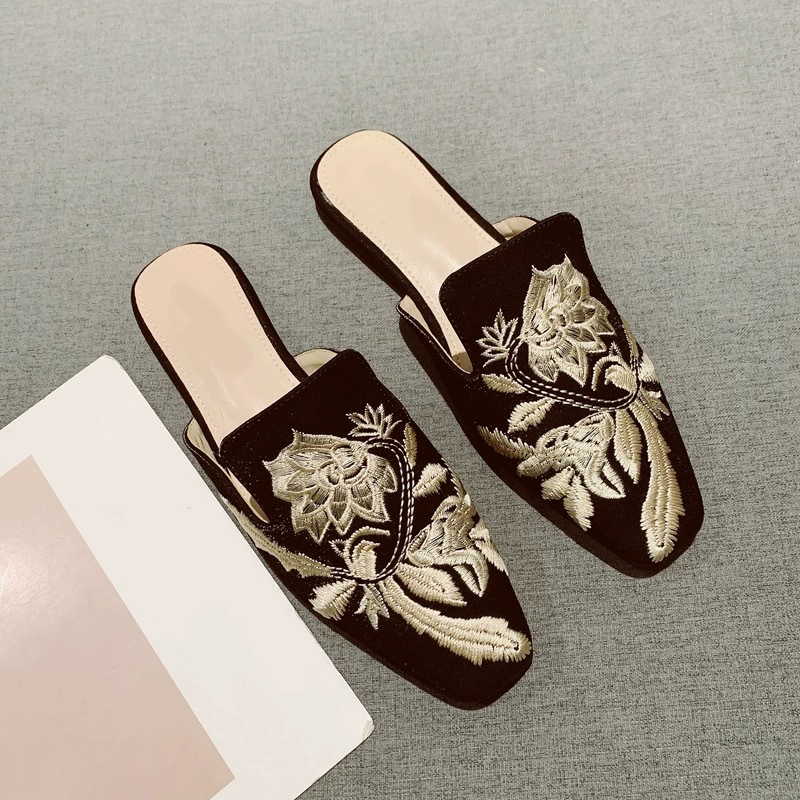2026 New Womens Shoe Retro Emb - Embroidery Ideas recension och pris