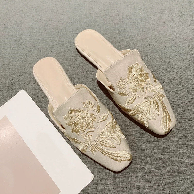 2026 New Womens Shoe Retro Emb - Embroidery Ideas recension och pris