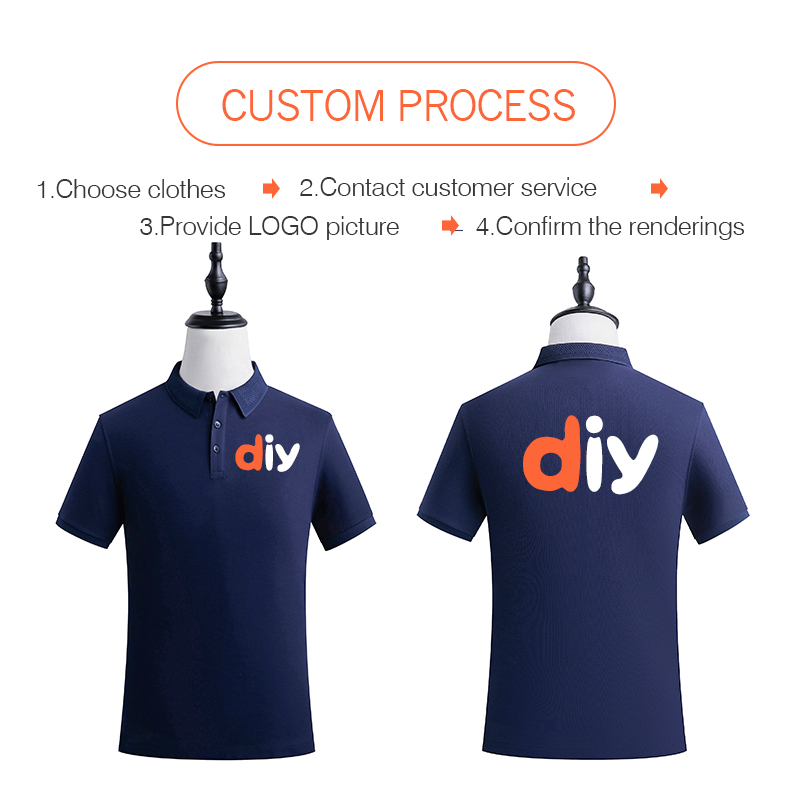 Personality Customization Polo - Embroidery Cotton Shirt recension och pris