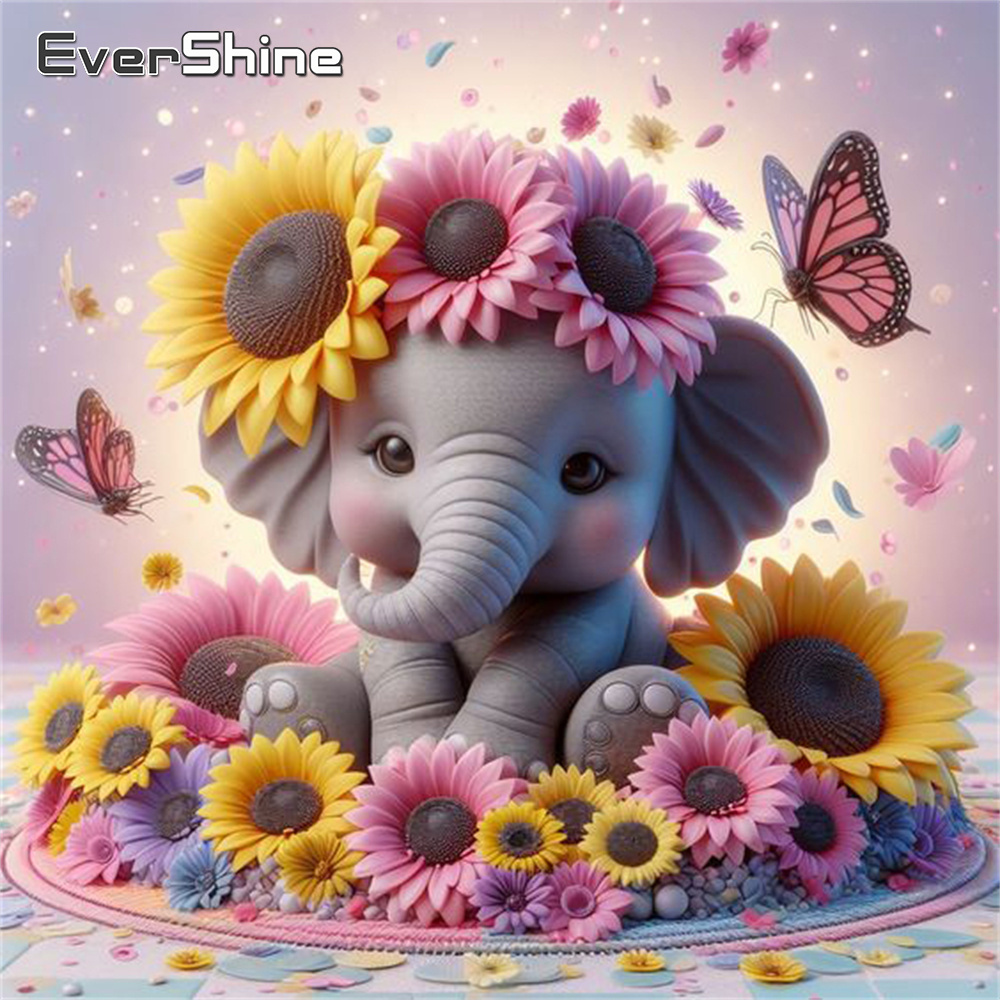 Evershine Elephant Diamond Pai - Embroidery Ideas recension och pris