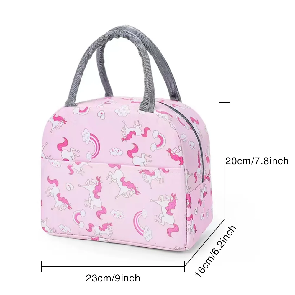 Insulation Lunch Bag Cute Unic - Embroidery Unicorn recension och pris