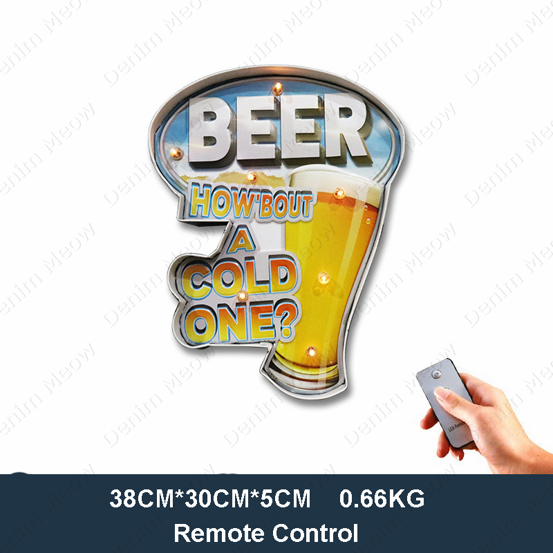 Ice Cold Beer LED Neon Light S - Embroidery Studio recension och pris