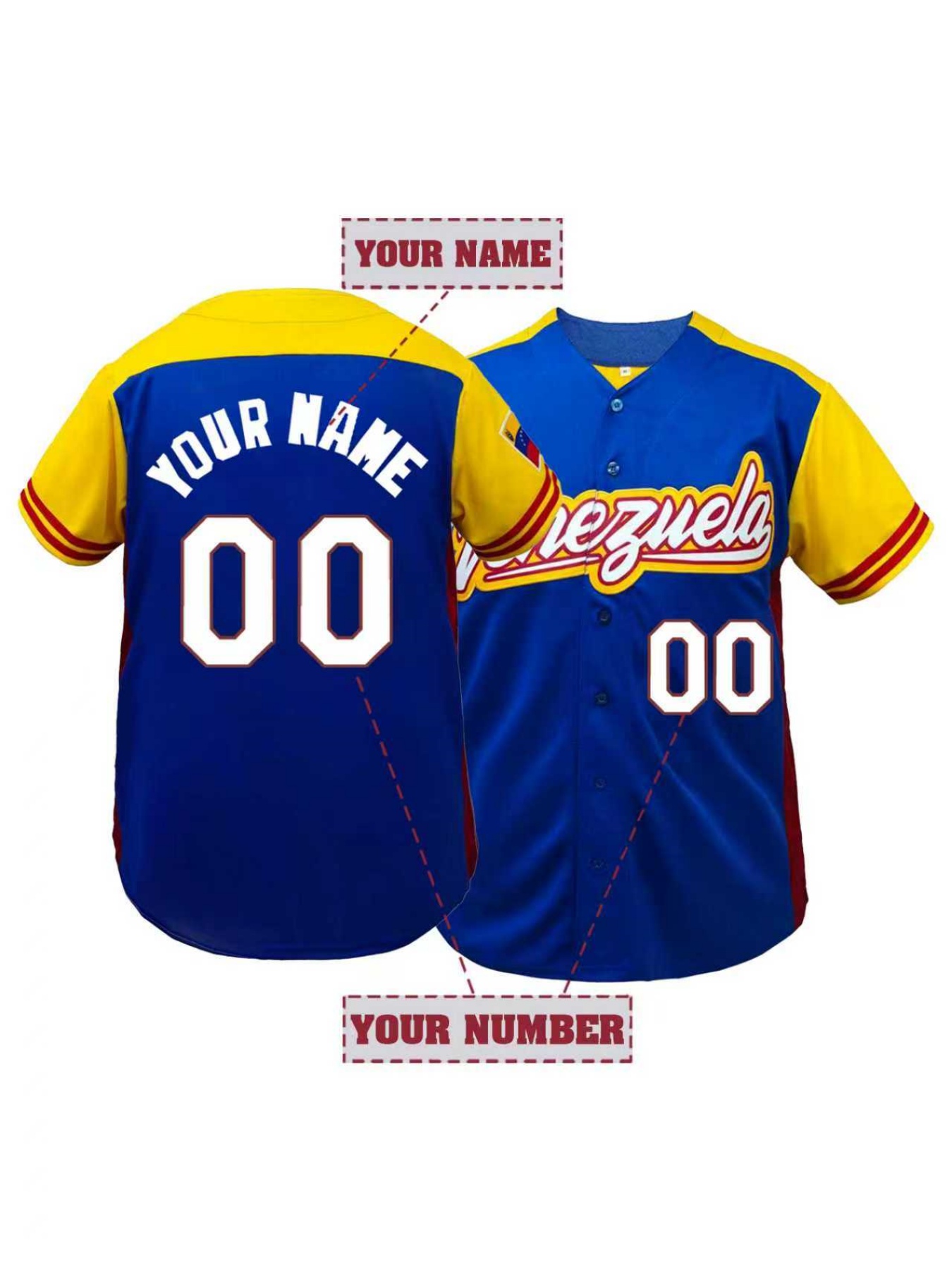 Men's Personalized Baseball Je - Embroidery Jersey recension och pris