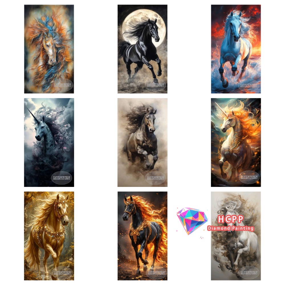 Horse Unicorn Diamond Painting - Embroidery Unicorn recension och pris