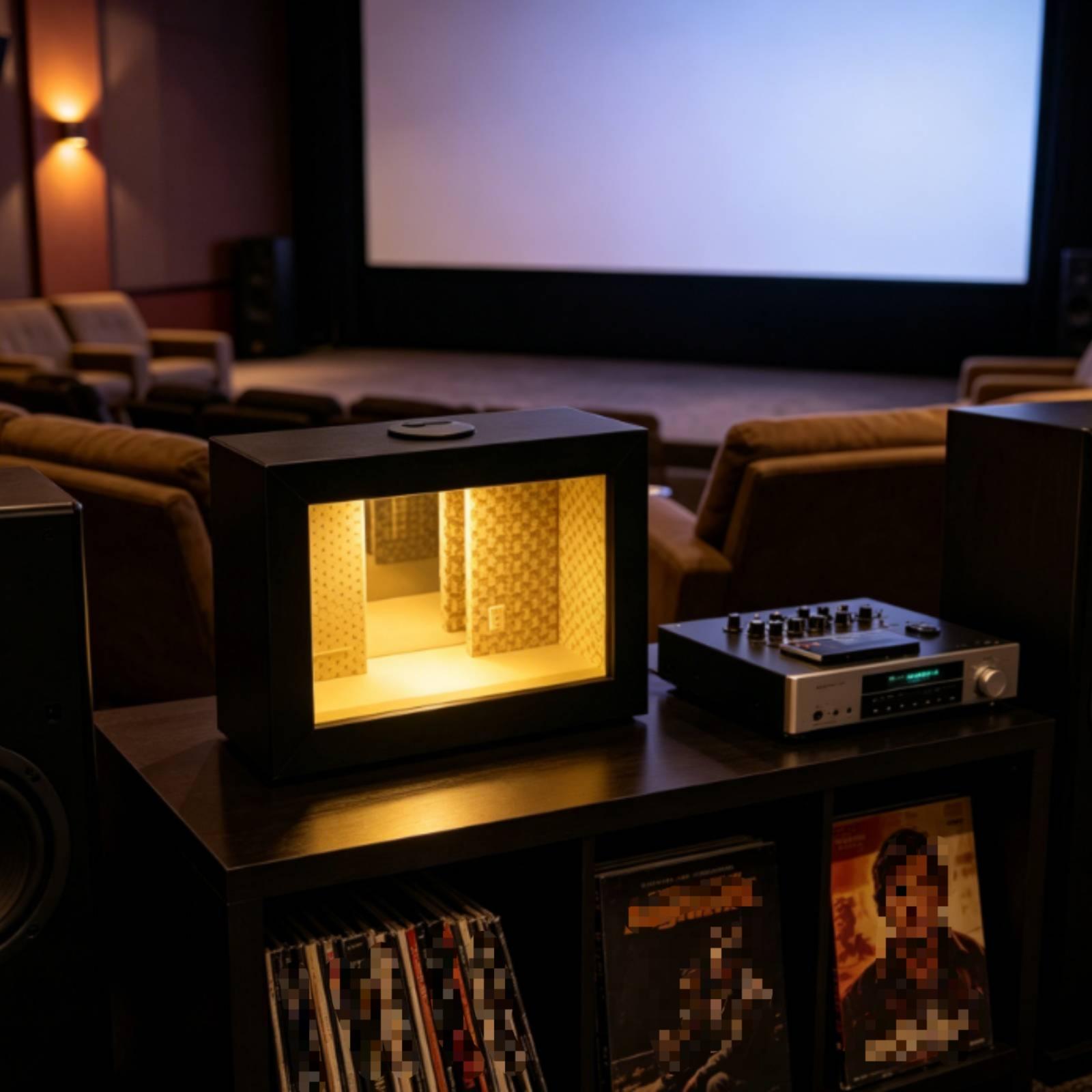 Wooden Shadow Box Endless Mirr - Frame Display Wood recension och pris