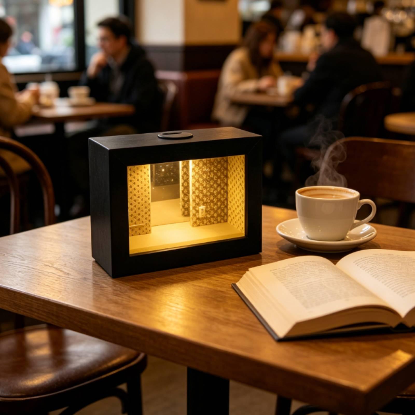 Wooden Shadow Box Endless Mirr - Frame Display Wood recension och pris