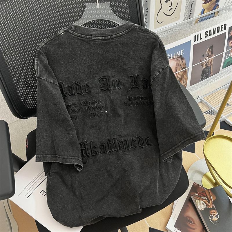 Vintage Art Classic Letter Emb - Embroidery Cotton Shirt recension och pris