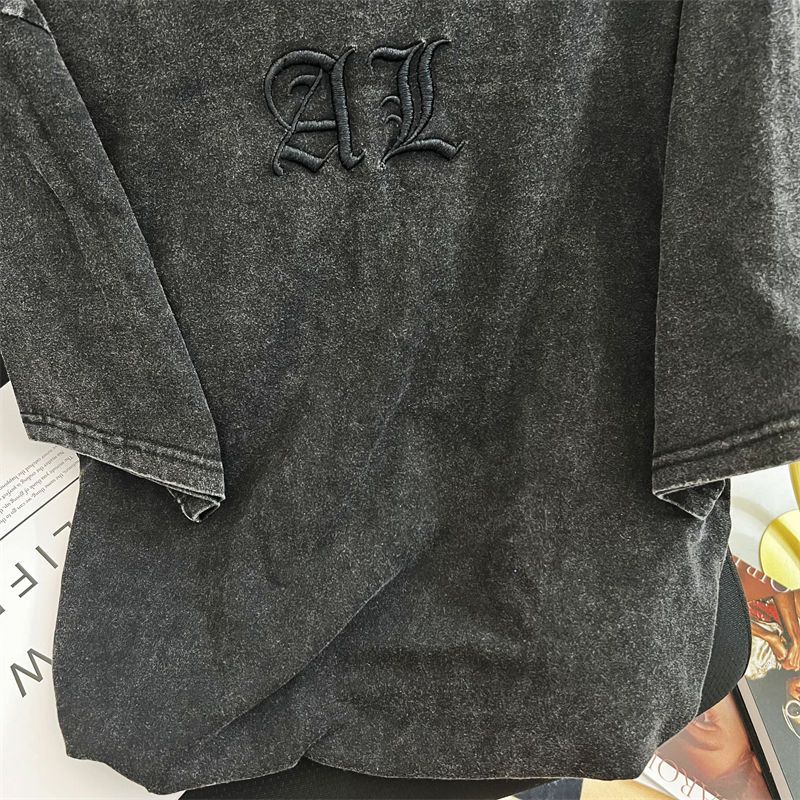 Vintage Art Classic Letter Emb - Embroidery Cotton Shirt recension och pris