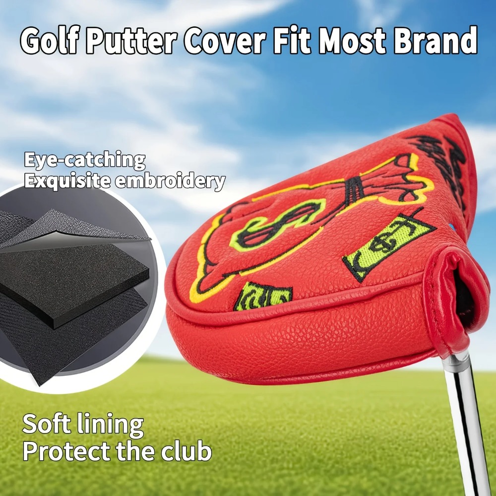 Golf Putter Cover | Half Round - Embroidery Premium recension och pris