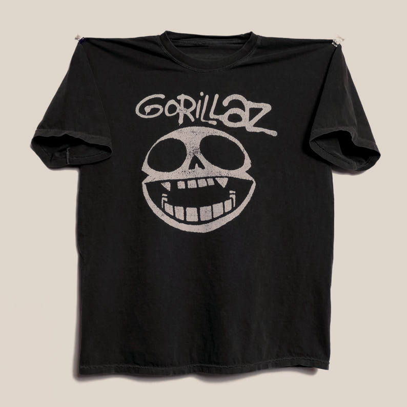 Gorillaz Band Print Short Slee - Embroidery Studio recension och pris
