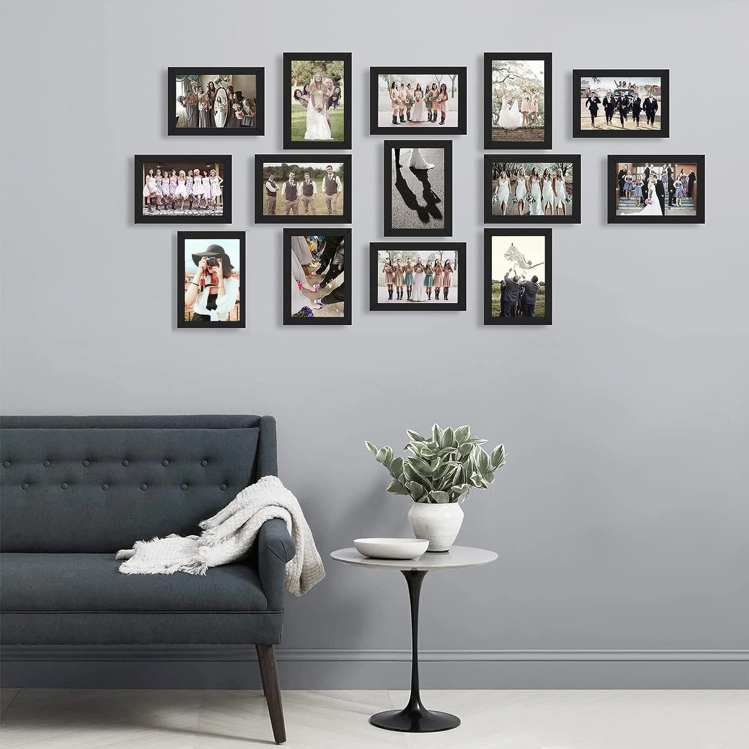 4x6IN 14pcs/Set Picture Frames - Frame Display Wood recension och pris