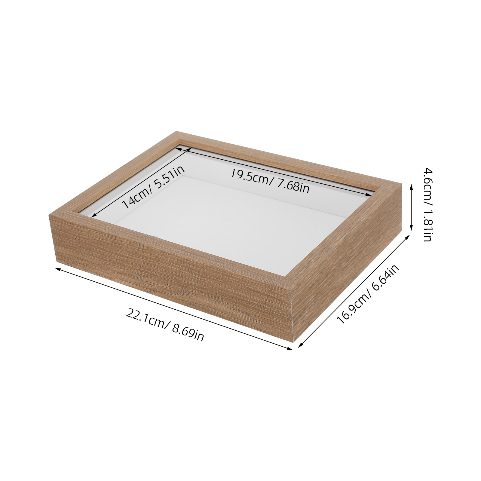 Wooden Framed Bug Display Case - Frame Display Wood recension och pris